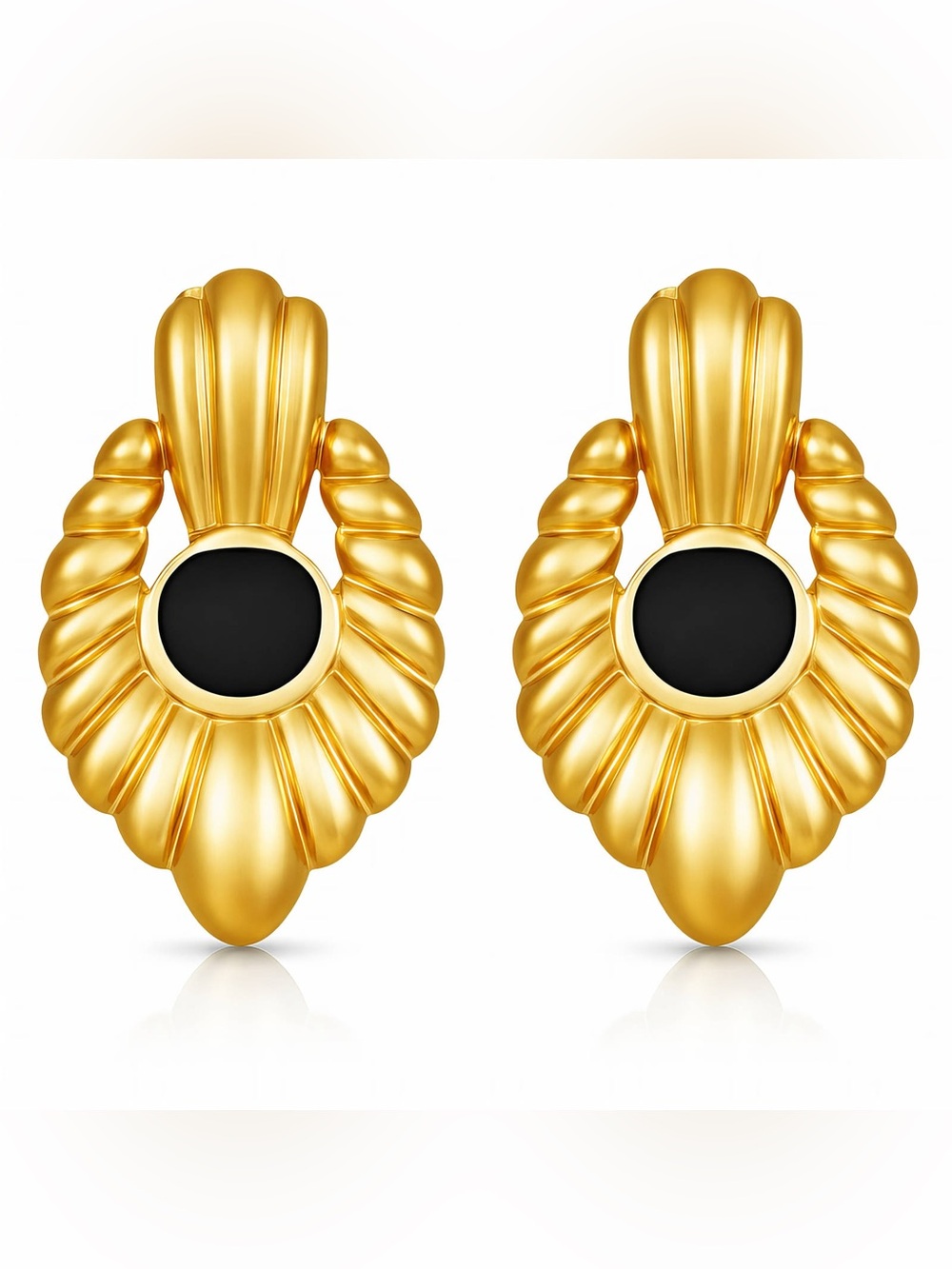 18K Gold Plated Stainless Steel Earrings